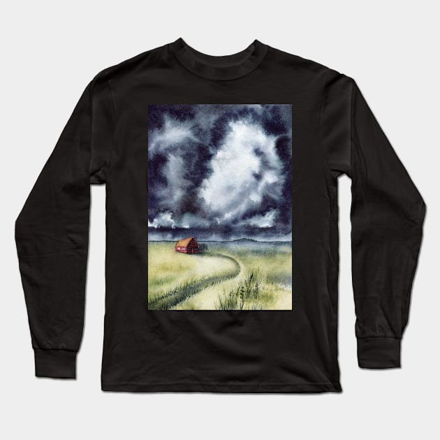 Stormy Sky Long Sleeve T-Shirt by Cordata